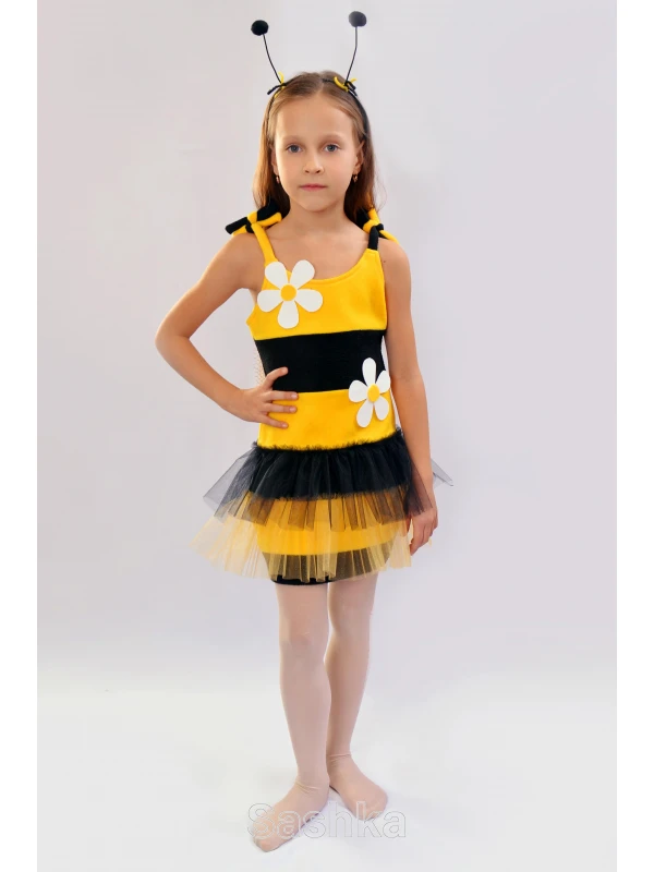 Карнавальний костюм Бджола - Оса для дівчиники, розмір 92-116